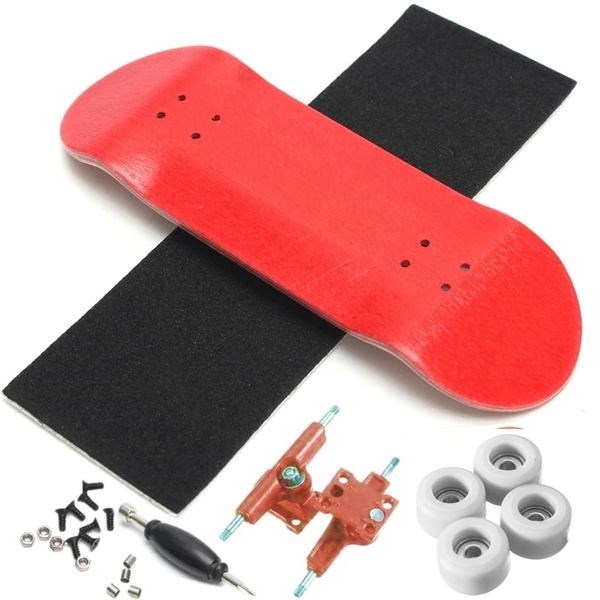 Fingerboard finger board dřevěný shock komplet red