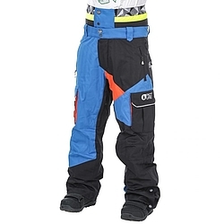 kalhoty Picture Styler 10/10 picturblue/black/orange