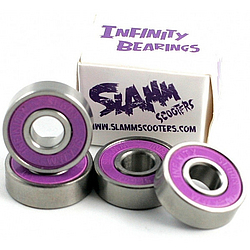 Ložiska na koloběžku Slamm Infinity Whell Bearings purple